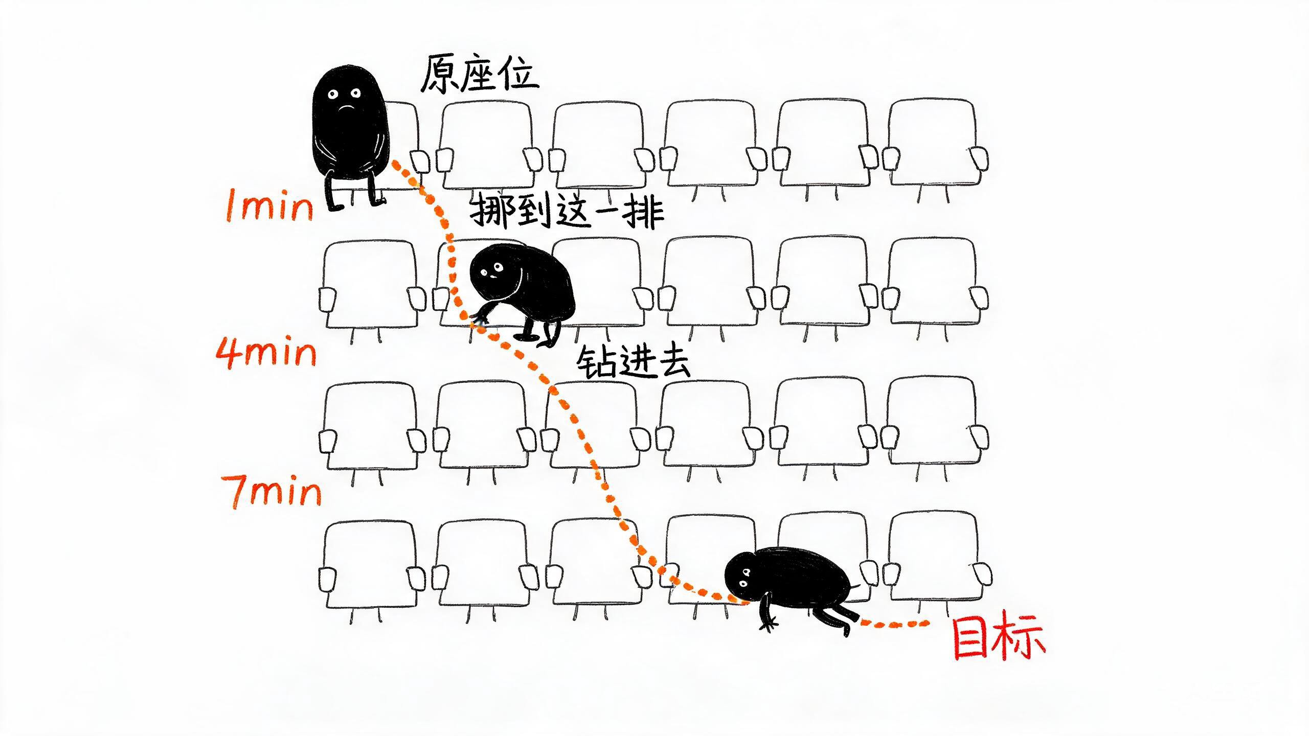 他的移动路线